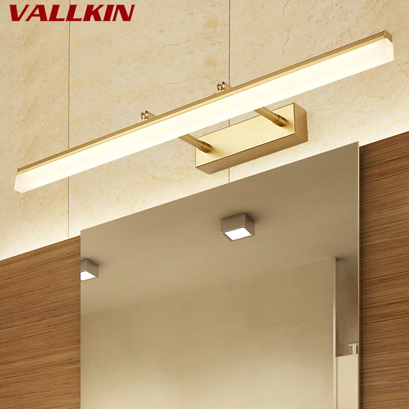 

Fashion Metal LED Front Mirror Light Bathroom Makeup Wall Lamps LED Vanity Toilet Wall Mounted Sconces Lamp Lighting Fixture