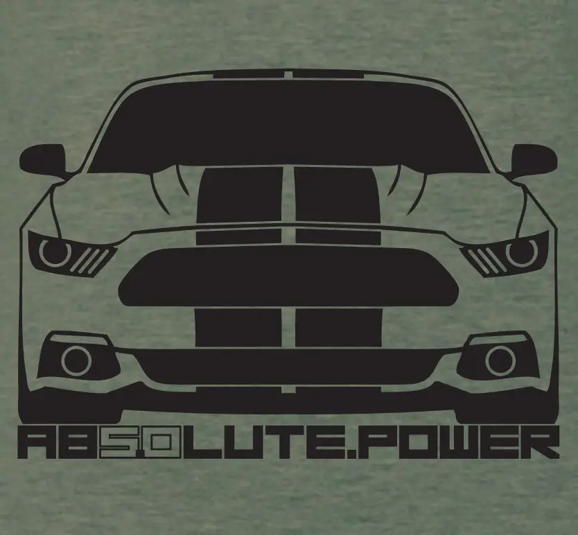 Новые модные брендовые футболки на заказ любой Mustang Абсолютная сила 5.0L Кобра