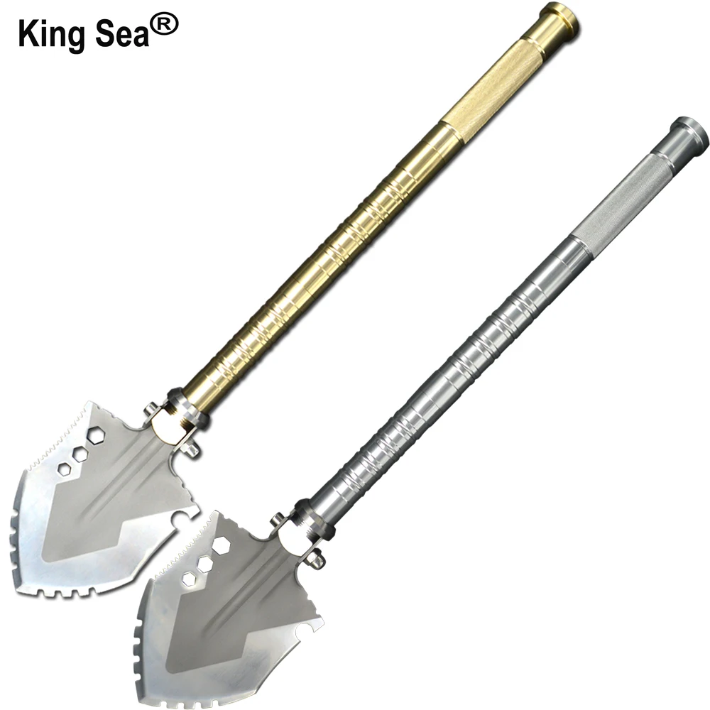 King Sea Военная Портативная Складная Лопата для выживания лопатка Dibble pick аварийный