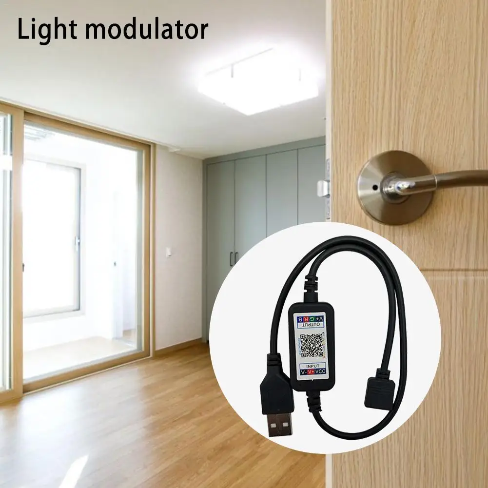 DC 5-24V светодиодный мини bluetooth-контроллер мобильный телефон умное устройство контроллер беспроводной диммер для RGB Светодиодные полосы света