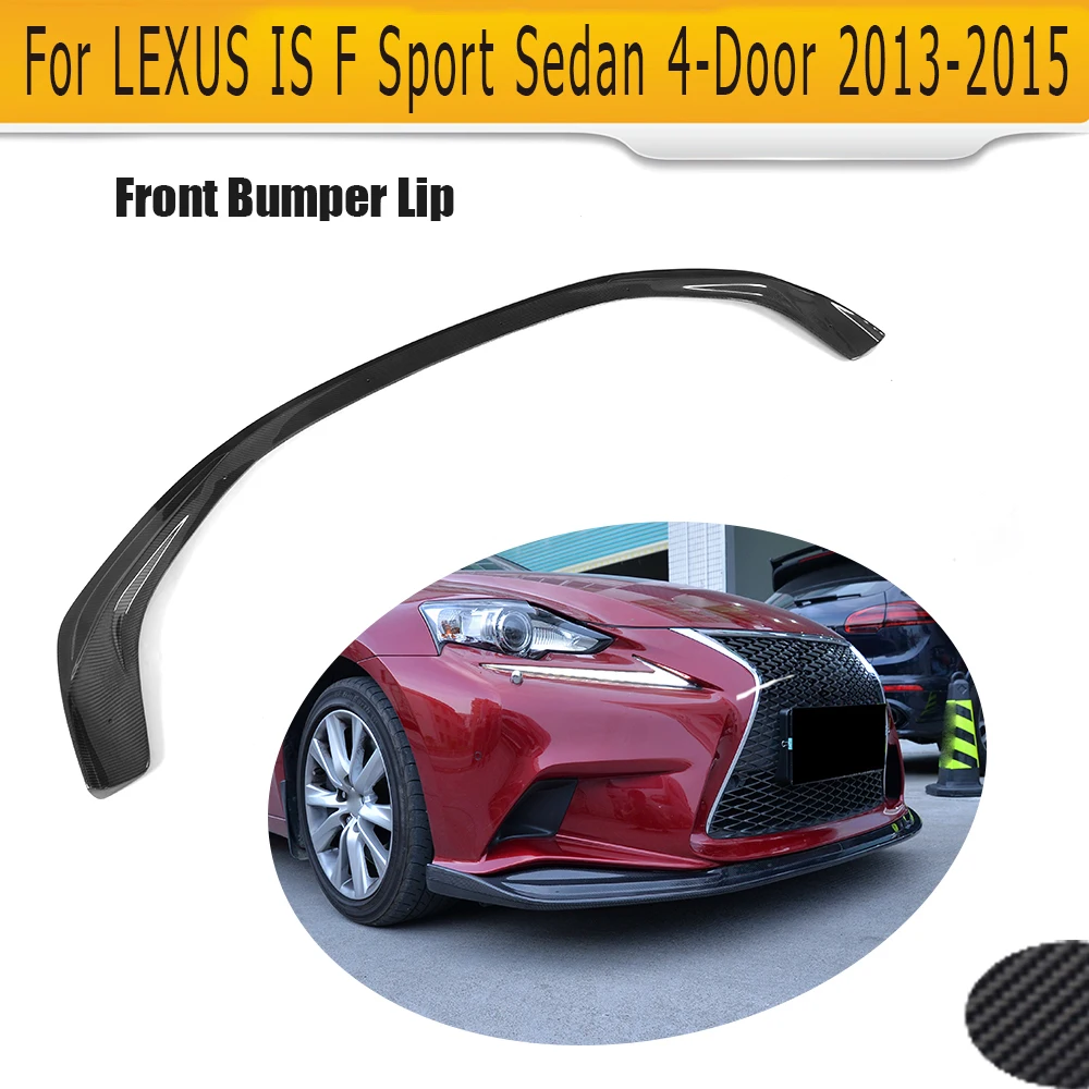 Передний бампер из углеродного волокна для Lexus IS250 IS350 F Sport ISF Sedan 4 Door 2013 2014 2015|front
