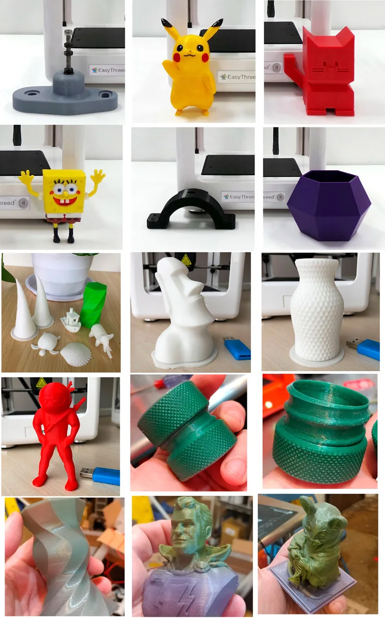 EasyThreed Nano 3d принтер портативный мини обучающий DIY комплект принтер Impressora 3D для детей 3d принтер Рождественский подарок