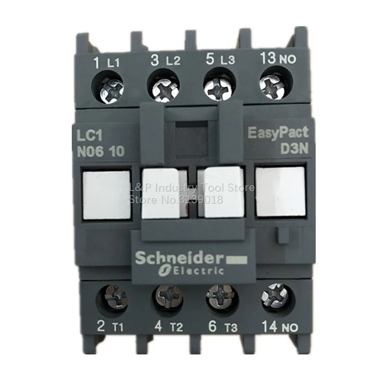 Новая Оригинальная серия телевизоров Schneider LC1-E EasyPact LC1E0610M5N 2,2 KW-380V 6A контактор AC220V 50HZ 1NO обновляется до LC1N0610M5N от AliExpress WW