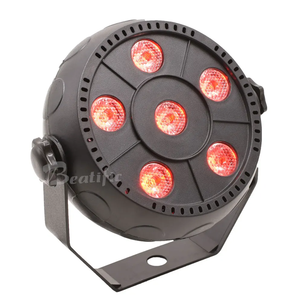 Мини RGB 6 Led Par освещение для дискотеки и музыкального центра оборудование