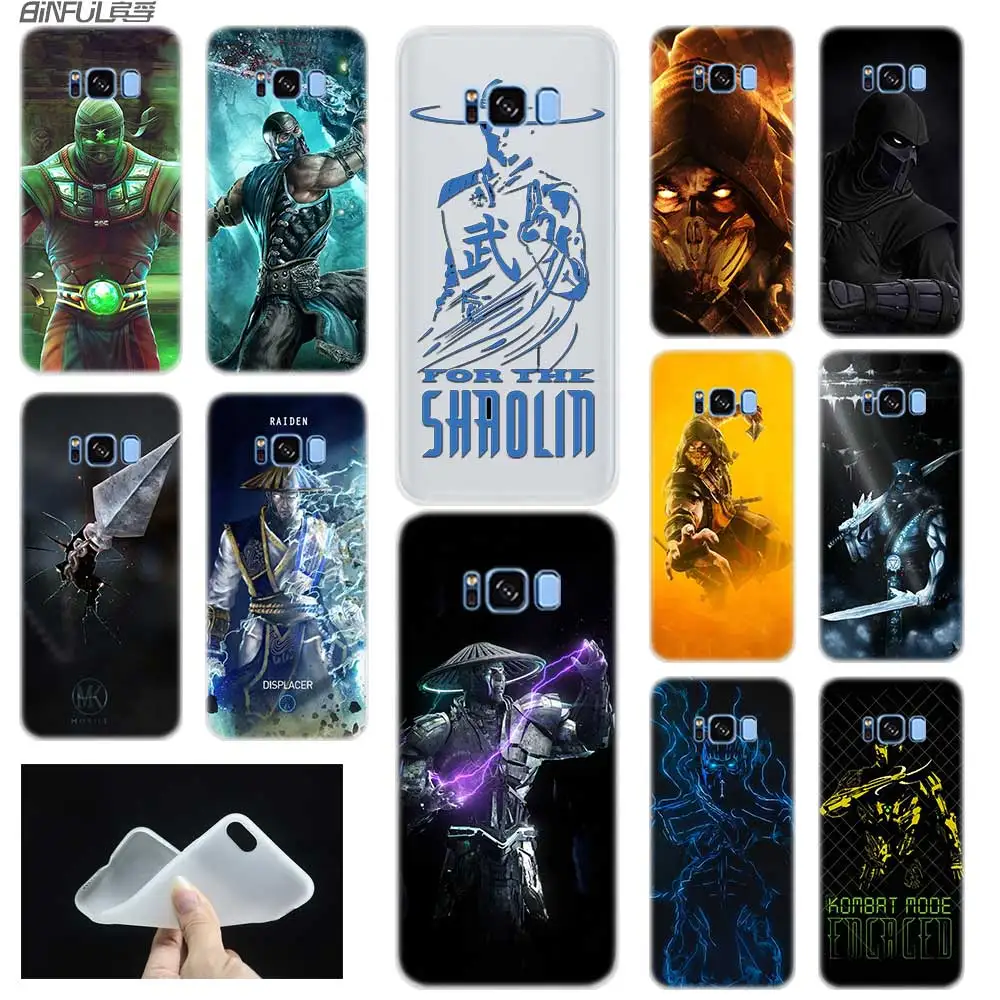 Мягкий силиконовый чехол для Samsung S30 S20 S11 S10 S9 S8 Plus lite 11e 10e Uitra S7Edge Mortal Kombat | Мобильные