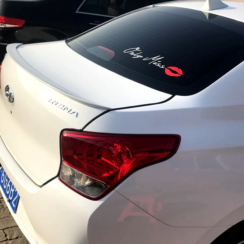 Для Hyundai акцент/Verna 2017 2018 установки паста спойлер высокое качество материала ABS