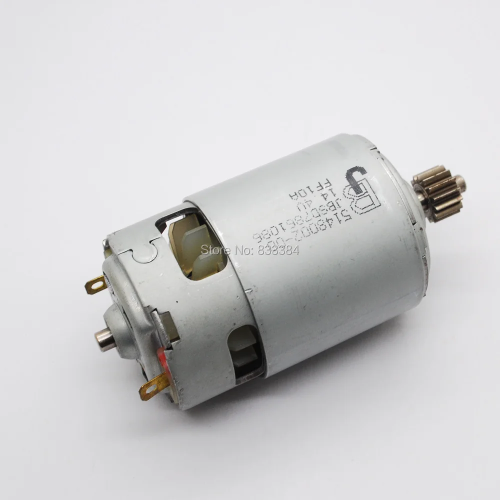 Мощный 12 V-18 вольтового источника электропитания постоянного тока 775 мотор DIY мотор шпинделя шариковый подшипник 18V 18000 об/мин с 14 зубья шестерни