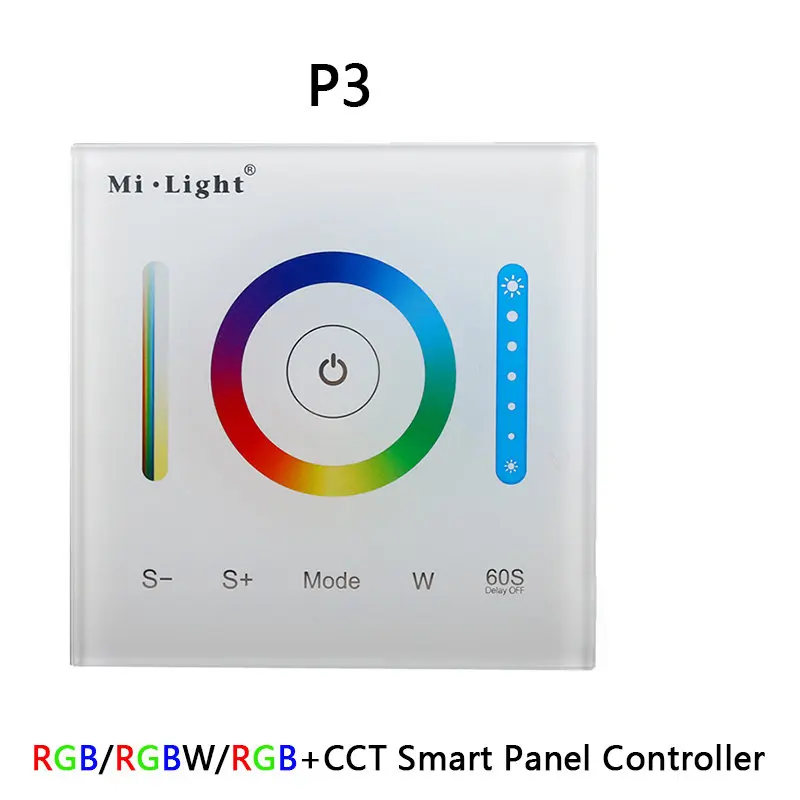 P3 Miboxer P1/P2/P3/T1/T2/T3/T4/B0/B1/B2/B3/B4/B8 яркость/CT/RGB/RGBW/RGB+ CCT светодиодная умная панель светильник с дистанционным управлением - Цвет: P3