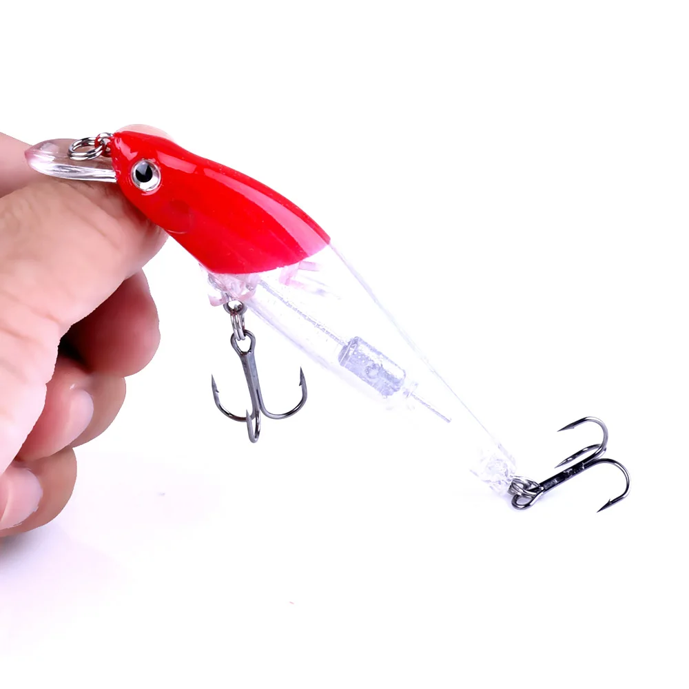 

HENGJIA 10cm 11g Minnow fishing Lure Perch Plastic Fishing Bait Lead Inside Diving Wobbler carp Floating Isca FIshing Tackle