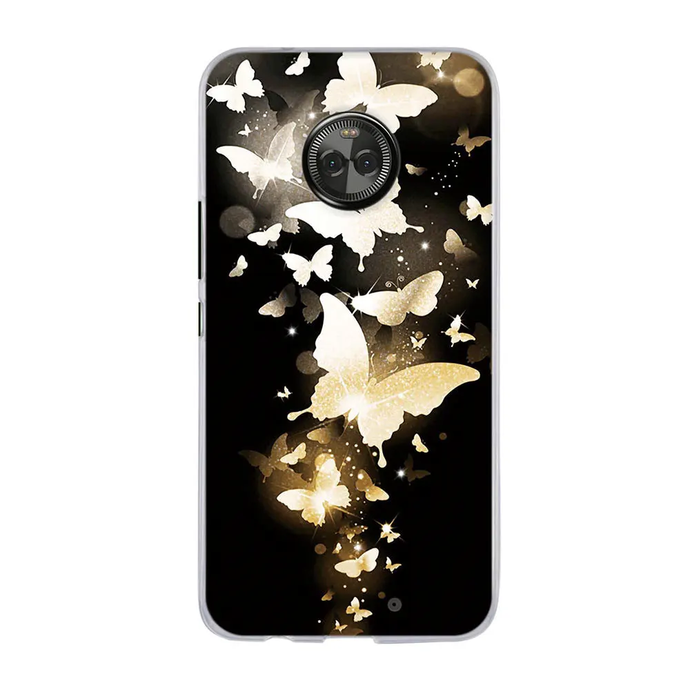 Чехлы для Motorola Moto X4 Модный мягкий силиконовый чехол из ТПУ с принтом телефона