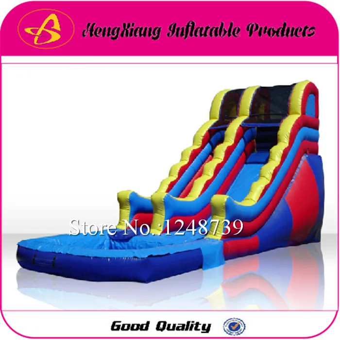 Надувная водная горка надувной батут с воздуходувкой высокое качество быстрая