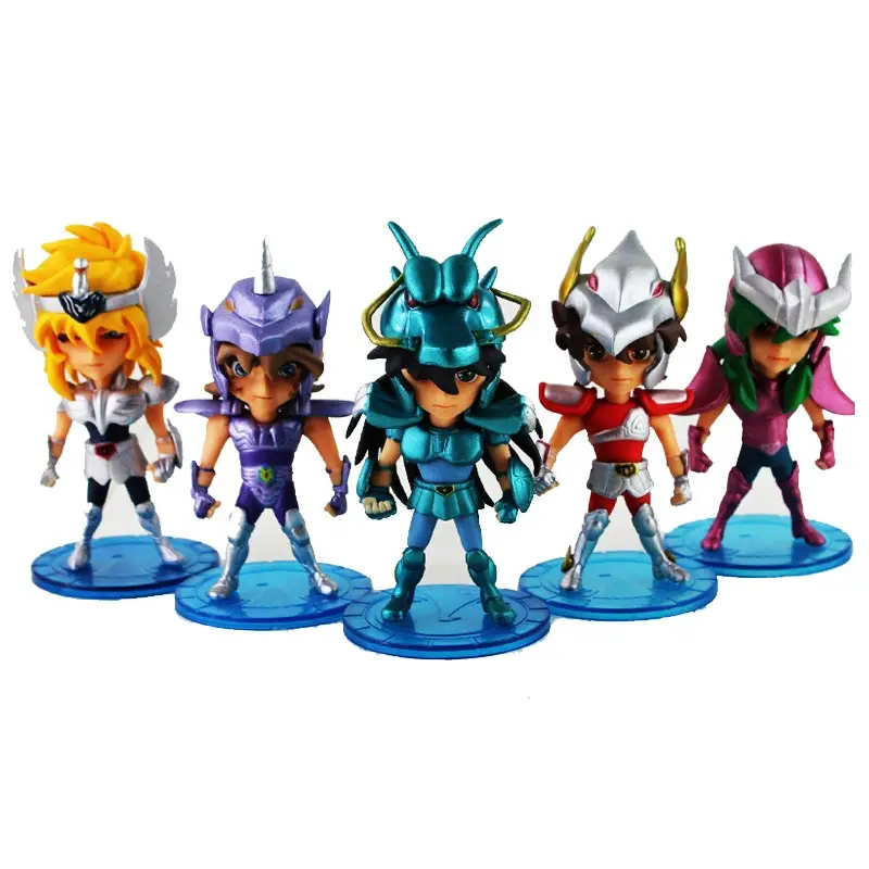 5 шт./компл. Аниме фигурки Seiya игрушки Миф Ткань Shiryu Shun Hyoga Jabu ПВХ коллекционные