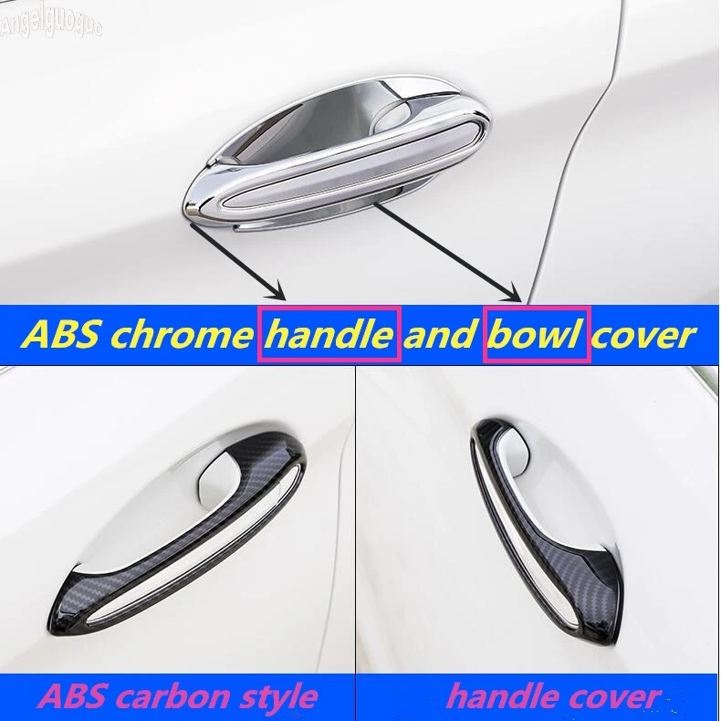 4 шт. ABS хромированный/углеродный стиль для BMW X4 2019 X3 G01 декоративная накладка на