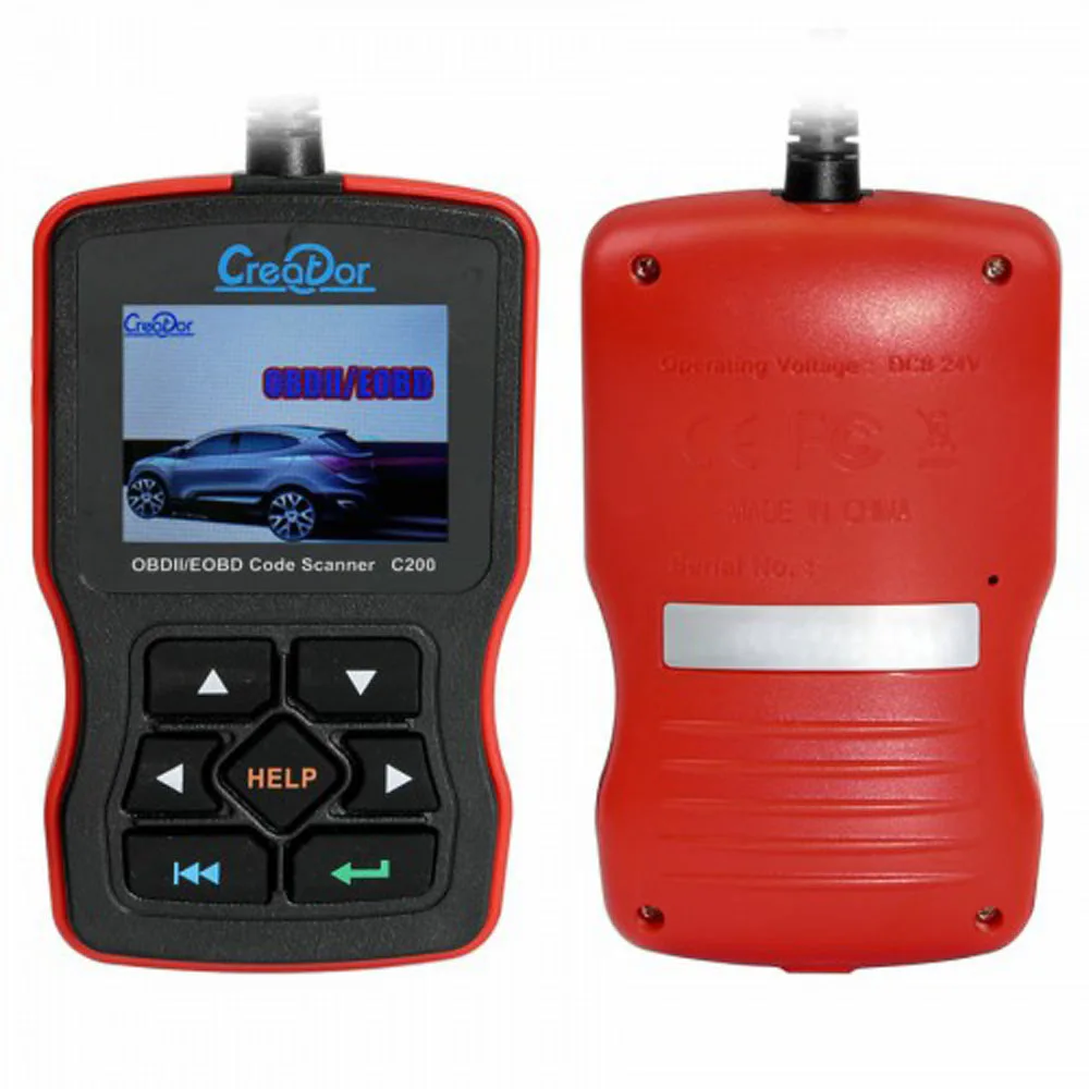 Считыватель кодов Creator C200 OBDII/EOBD|Диагностические сканеры для автомобиля| |