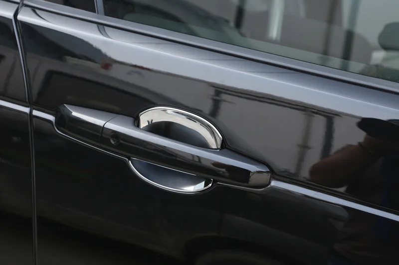 4pcs For Land Rover Discovery 5 LR5 2017 Car-styling ABS Matte Chrome Door Bowl Cover Trim Accessories | Автомобили и мотоциклы