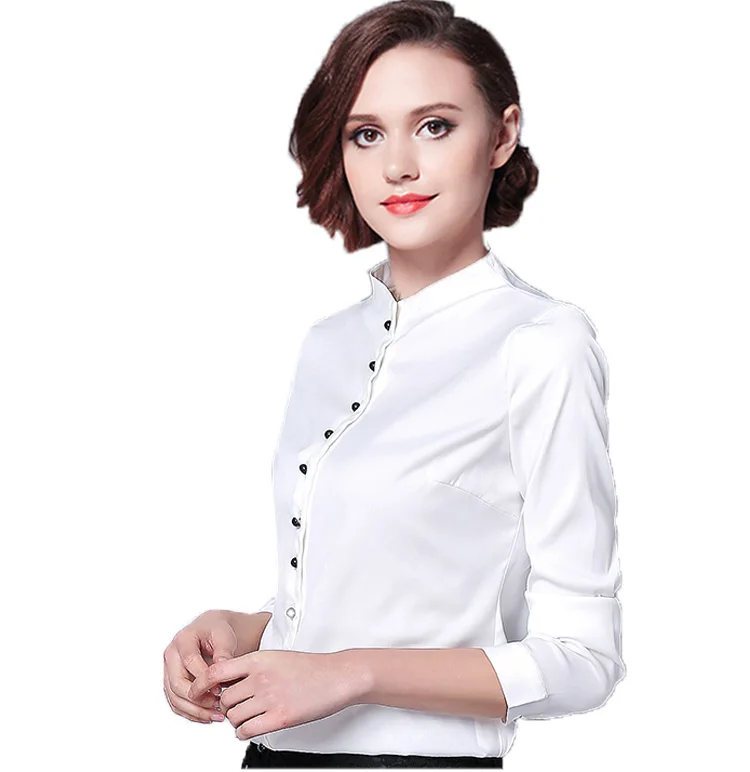 Для женщин Рубашки для мальчиков Camisas 2018 Весна Формальные женские офисные Топы