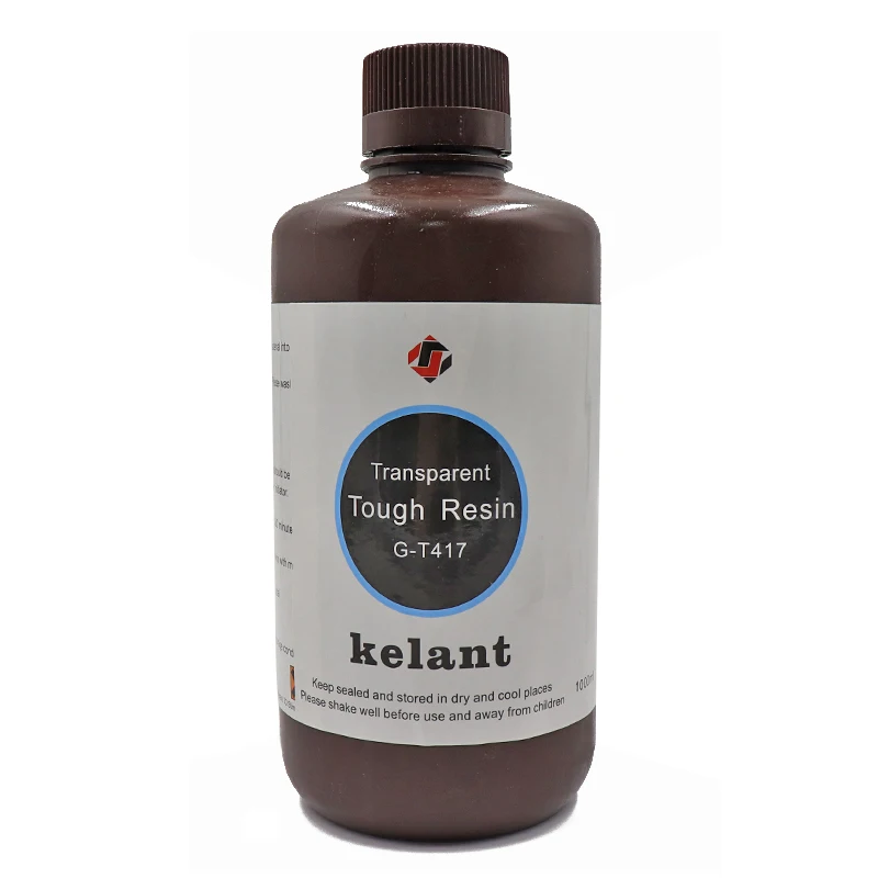 kelant 405nm uv resin for s400 d100 photon 3d printer printing material lcd uv normal 1l liquid bottle gadget sla printers parts free global shipping