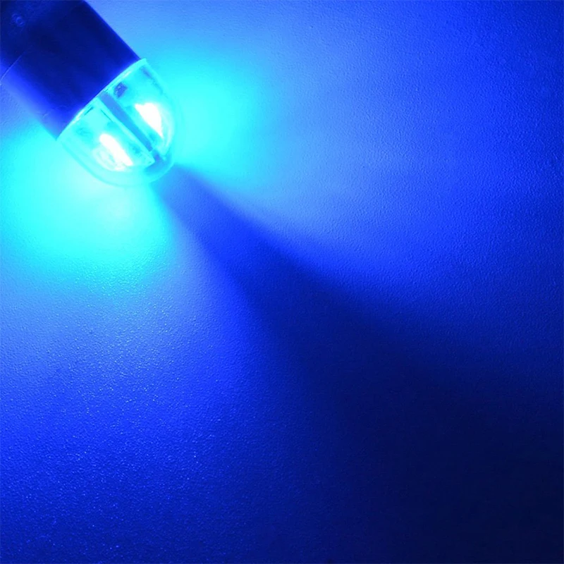 10 шт. очень яркий синий T10 194 168 3030 Клин 2SMD светодиодный лампы для Подсветка