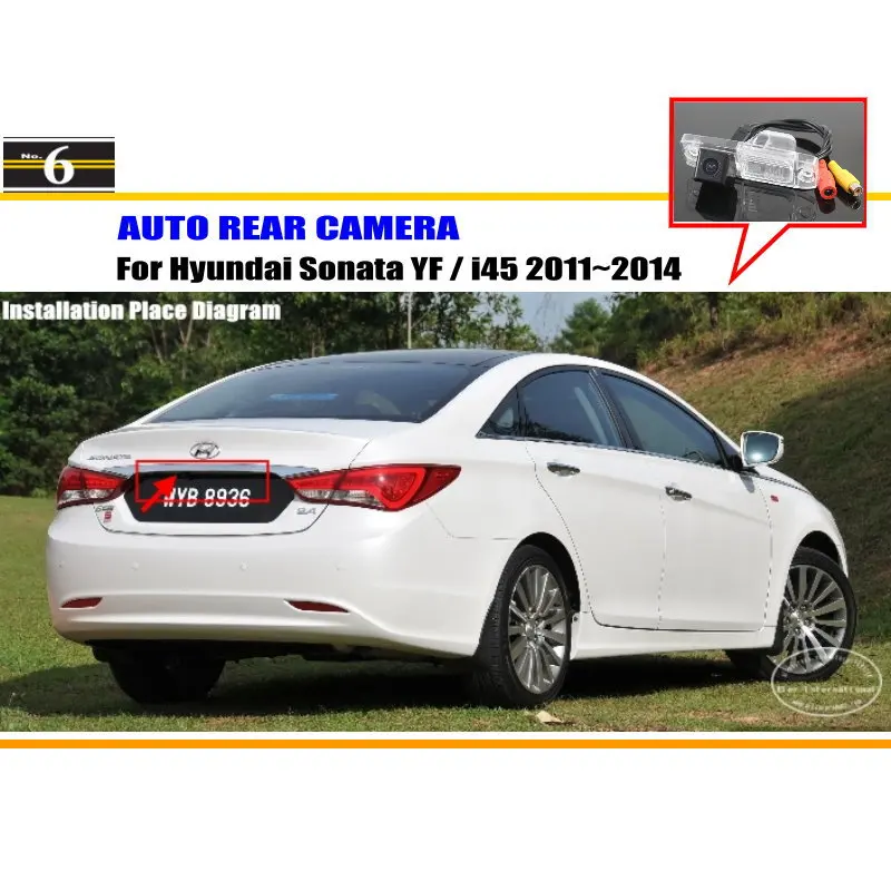 Камера заднего вида для Hyundai Sonata YF / i45 2011 ~ 2014 авто использования парковочной