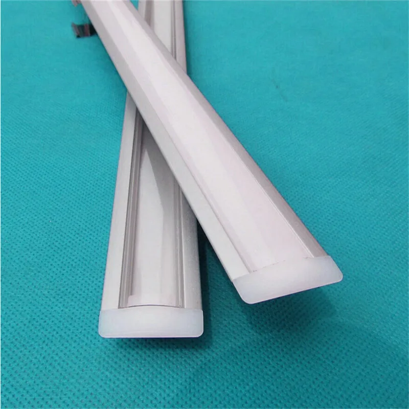 3-20pcs/Lot 20inch 0.5m Led Profile For 3528/5050/5630 Strip Aluminium Housing With Cover 12mm Hard Bar Channel AP-24.5x7 | Лампы и