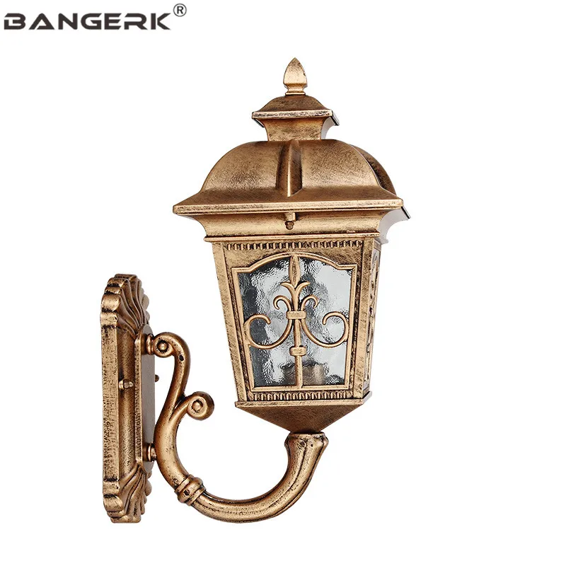 Европейский Водонепроницаемый светодиодный настенный светильник винтажный