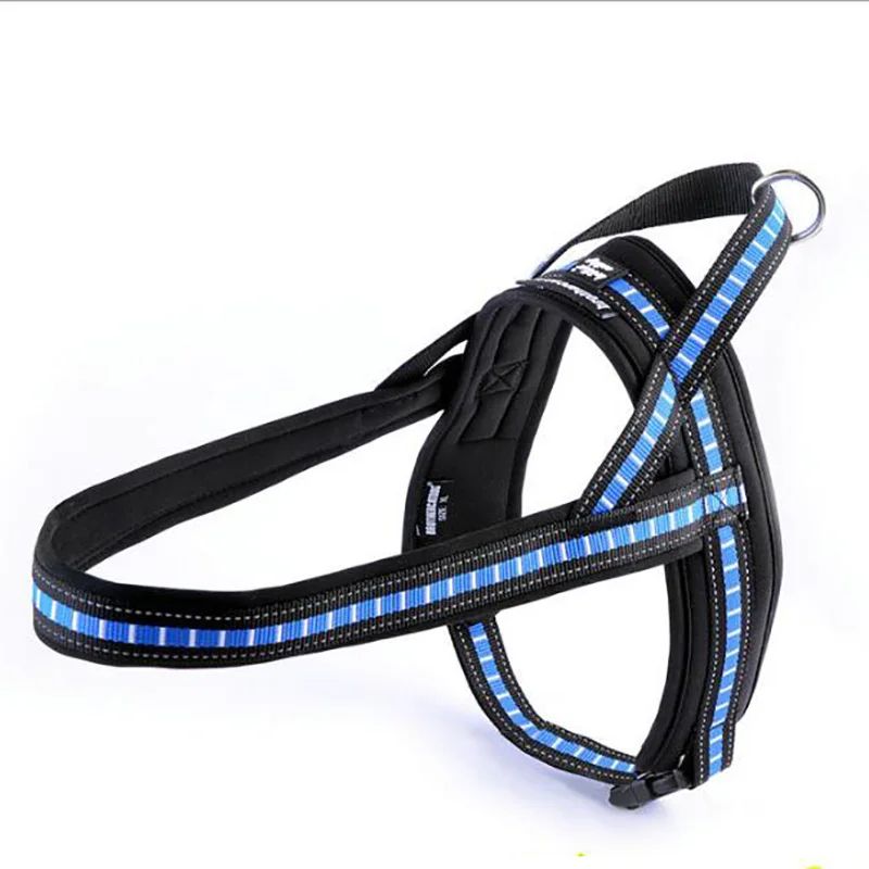 2018 New Reflective Nylon Pet Dog Harness Vest Soft Big Cat Outdoor Adventure Drop Shipping | Дом и сад