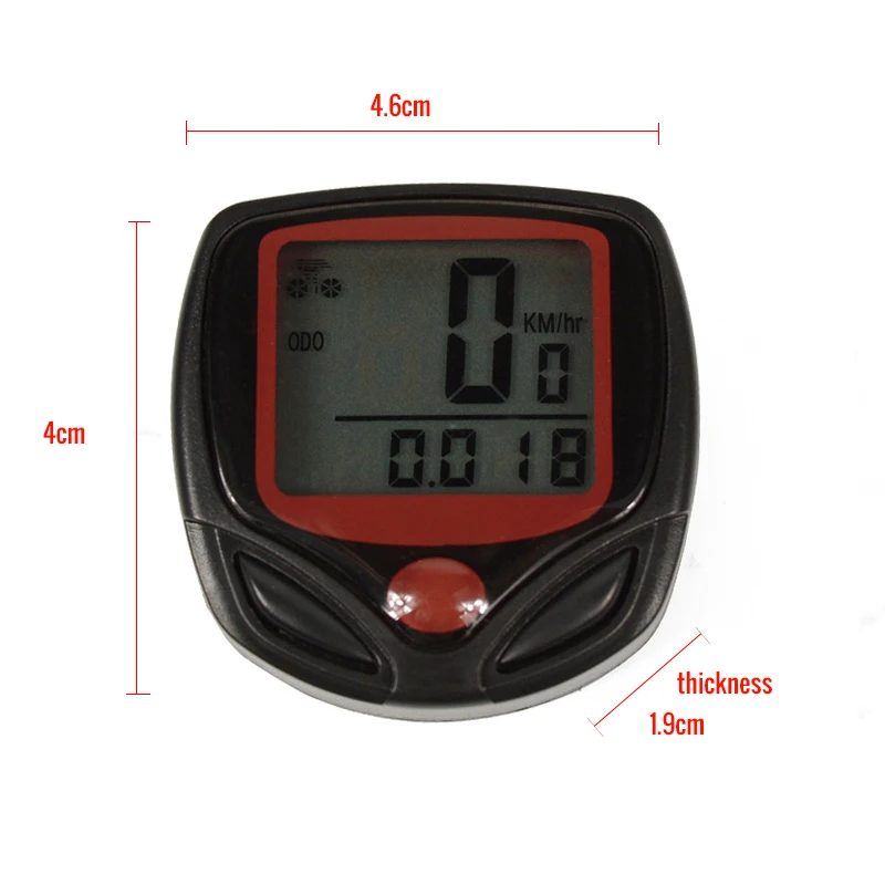 Качественный проводной водонепроницаемый цифровой измеритель скорости LCD