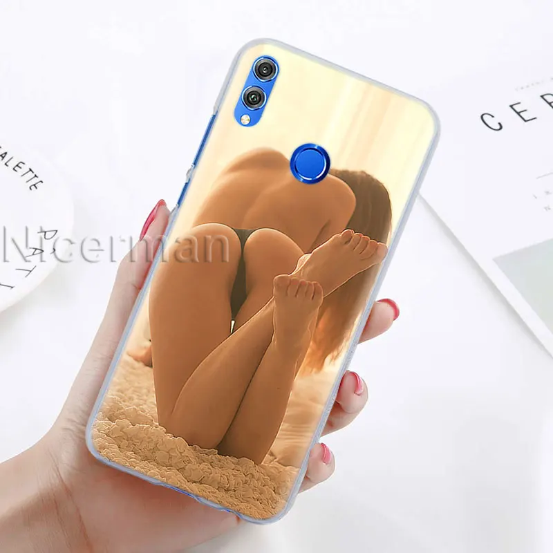 Красивый прозрачный чехол с задницей для сексуальных девушек для huawei Honor Y9 Y7 Y5 Y6 Y9 Honor 10 20 Lite 8X 8A Play чехол для телефона Coque