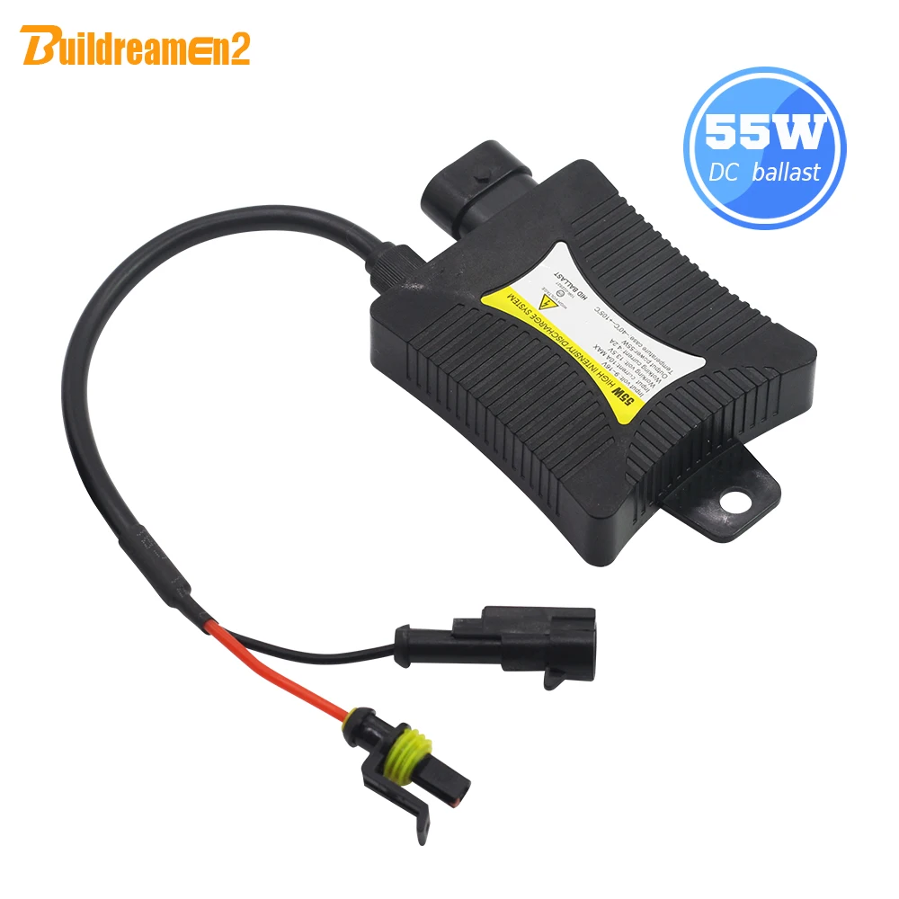 Buildreamen2 55 Вт HID ксеноновый балласт цифровой зажигания 12В для автомобиля комплект H1