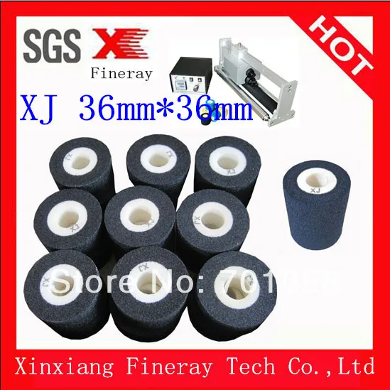 Black color Fineray brand hot ink roll for date printing MY-380F Hot coder 36mm*36mm |