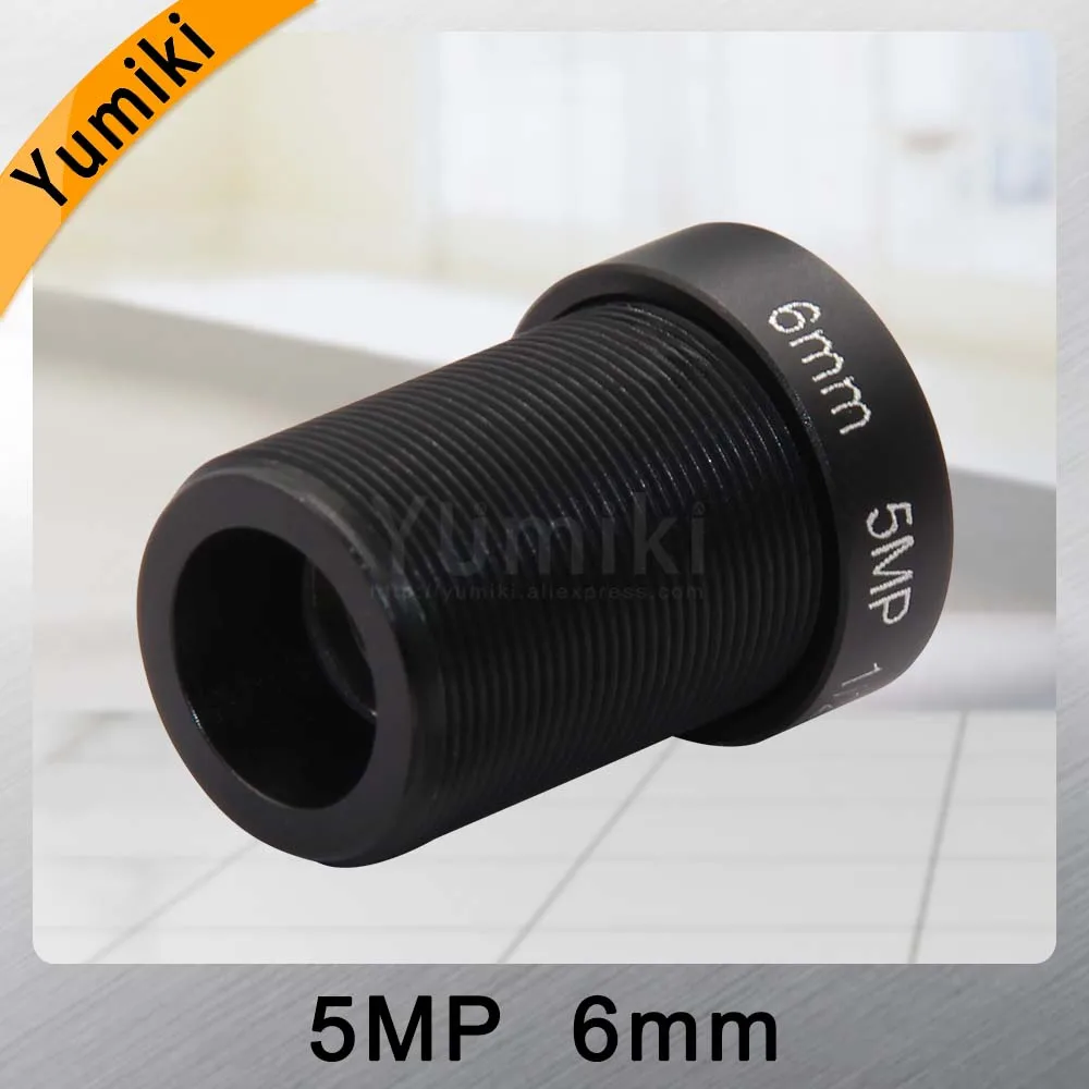 Yumiki 5 0 мегапикселей M12 MTV 6 мм 5MP HD CCTV объектив ИК камера безопасности с
