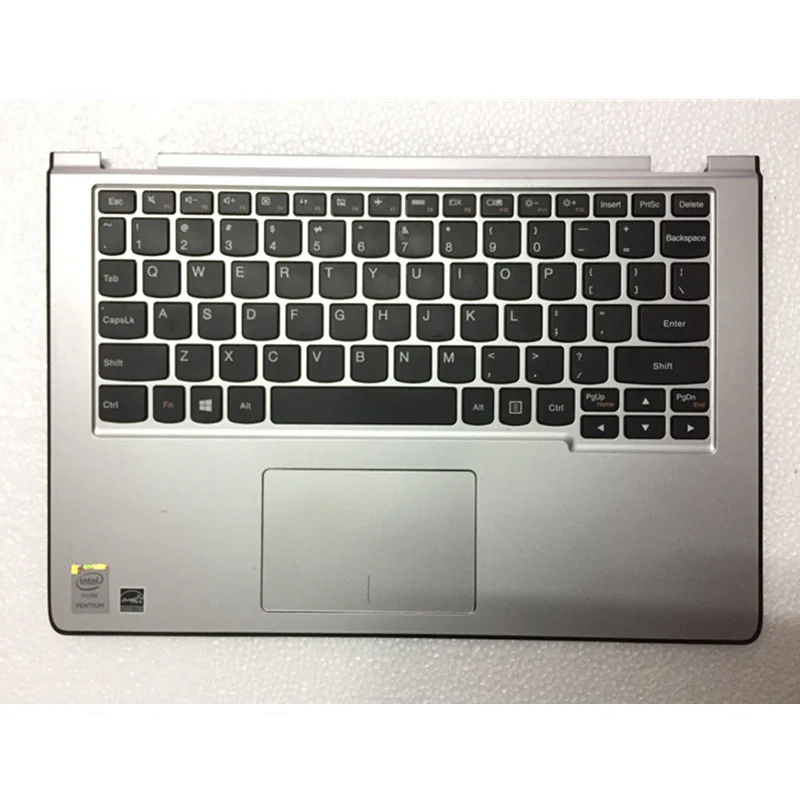 

95 New Original for Lenovo Yoga 2 11 Palmrest Cover Upper Case + Keyboard with Touchpad Silver 90204958 AP0T5000200