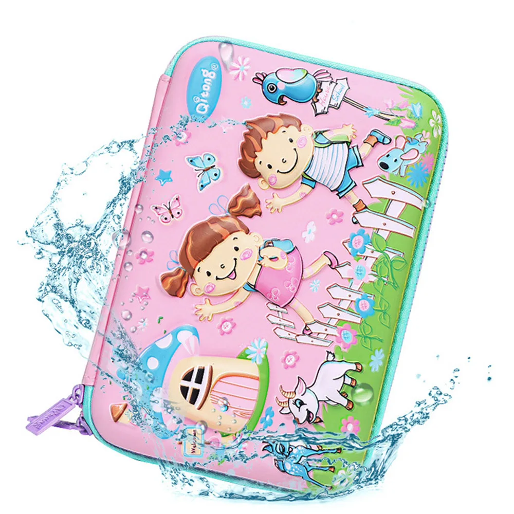 Kawaii 3D School Pencil Case for Girls Boys Penal Korean Pen Bag Cute EVA Large Makeup Pencilcase Pouch Stationery Box Penalties