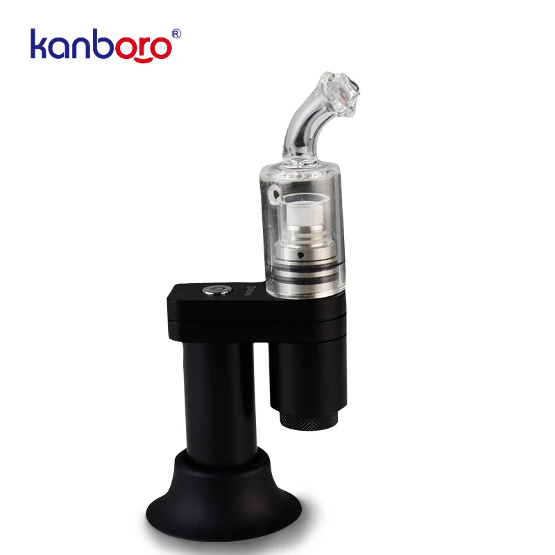 

Kanborotech Wax Vaporizer Kit Subdab 18350 E-cigarette Ceramic Coil Dab Tool Rig Oil Slim Vape Pen 510 nail Enail Wickless Tank