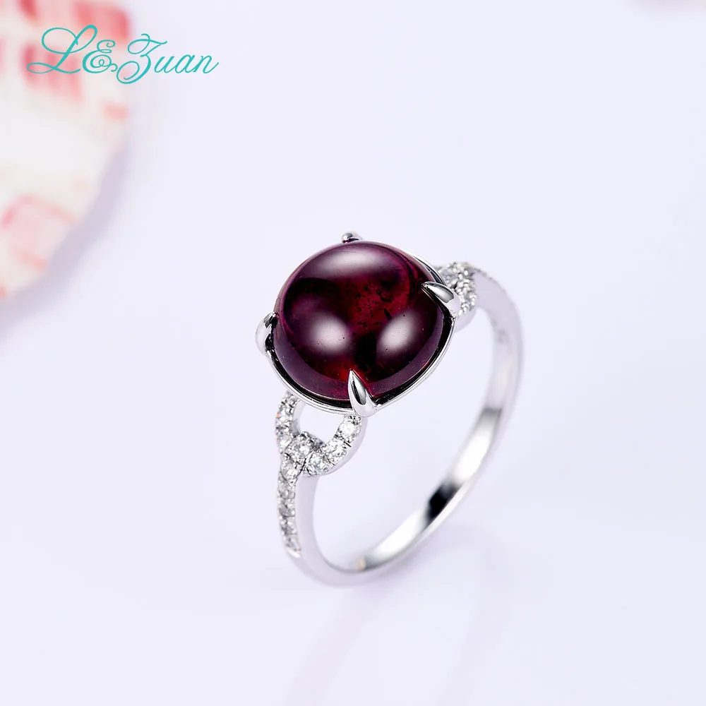 L & zuan кольцо из стерлингового серебра 925 пробы первоклассное натуральное 5 87ct