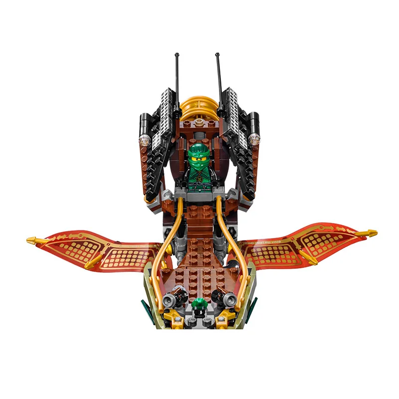 Совместимо с lego Ninjagoes 70623 06045 360 шт. блоки Ninjago фигурка игрушки для теней детей