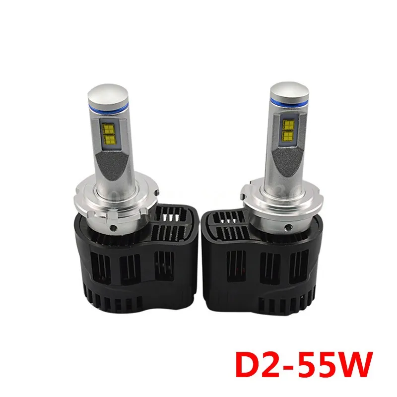 2 шт./лот автомобильные передние фары P6 110 W 10400LM D2s D2R светодиодный фар Conversion Kit лампочки Canbus Luxeon MZ противотуманные лампы 5000 K