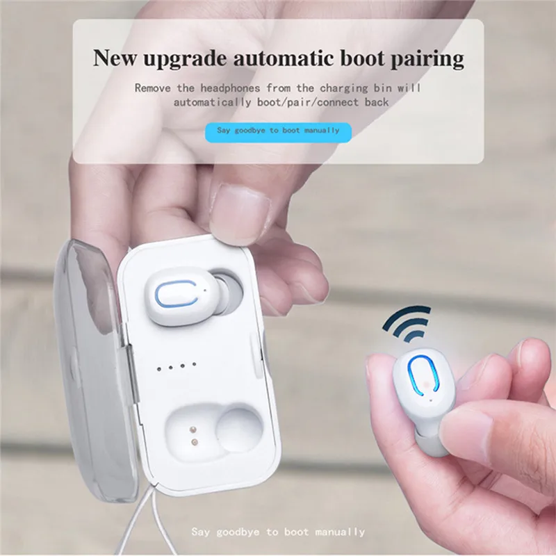 TWS 5 0 Bluetooth наушники беспроводные с микрофоном Спортивные Мини гарнитуры для всех