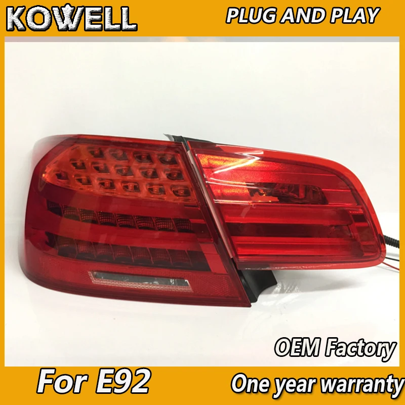 

2PCS Car Styling for BMW E92 Taillights 2007-2011 for E92 LED Tail Lamp+Turn Signal+Brake+Reverse LED light