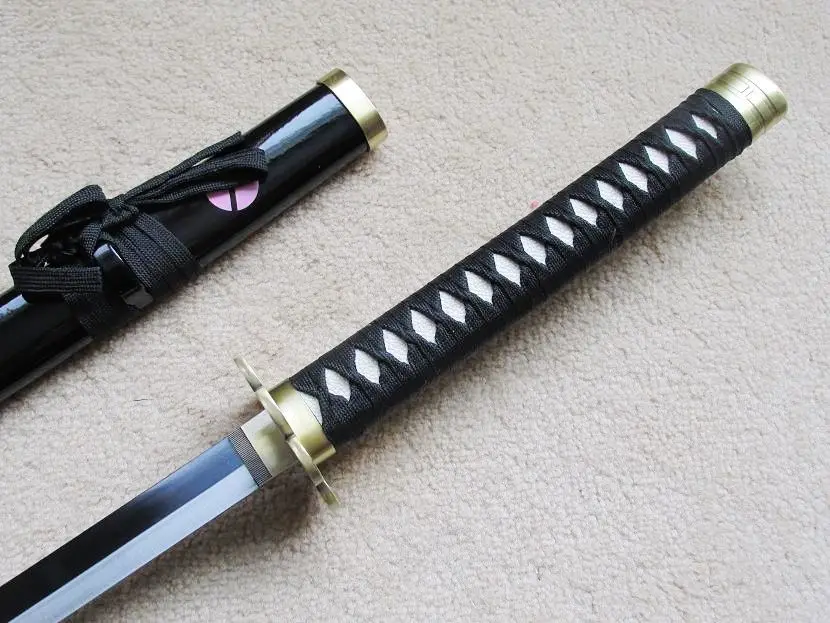 S2687 японский аниме ONE PIECE RORONOA ZORO SHUSUI GUN металлический меч 41 дюйм|metal sword|metal piecesmetal gun |