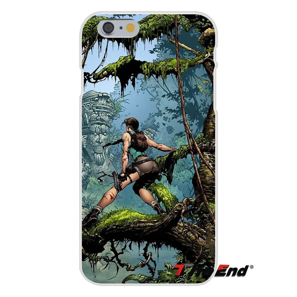For Samsung Galaxy S3 S4 S5 MINI S6 S7 edge S8 Plus Note 2 3 4 5 Silicon Soft Phone Case Lara Croft Tomb Raider game Print | Мобильные
