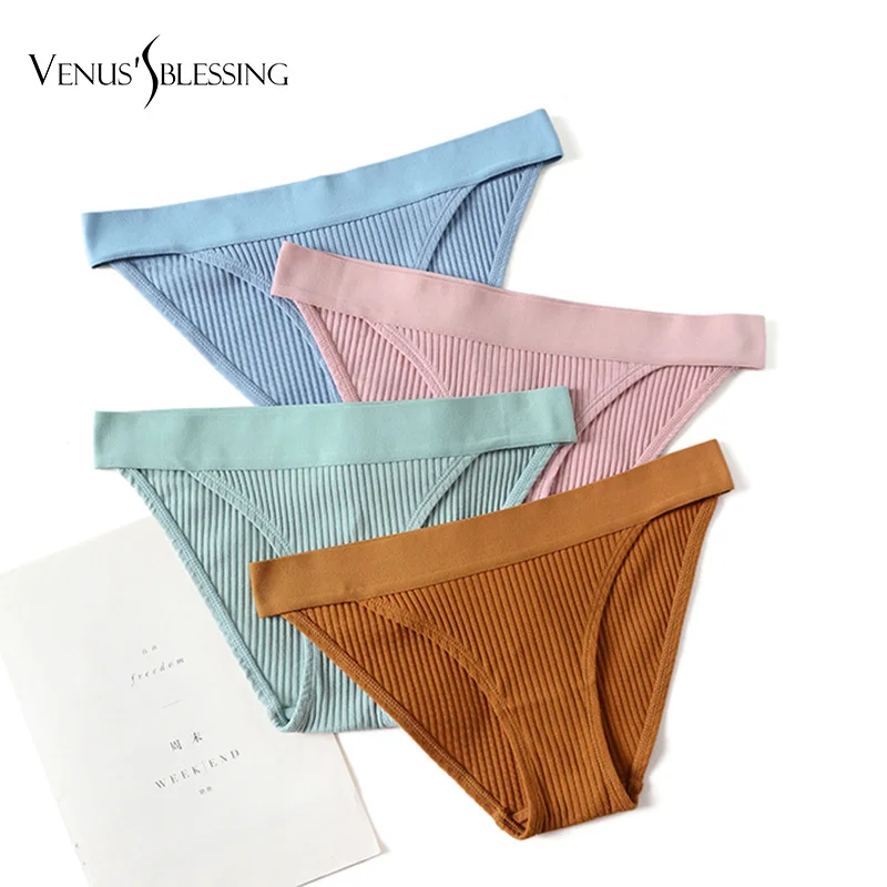 Новые модные женские трусики VENUS'S Bless из чистого хлопка для девушек нижнее белье