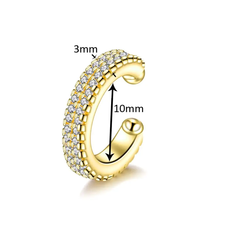 Gold v 3x10mm 1 шт. медный Кристалл Мода кликер поддельные перегородки Кольца для женщин пирсинг клип на обруч Поддельные кольца носа искусственные ювелирные изделия для пирсинга тела - Окраска металла: Gold v 3x10mm
