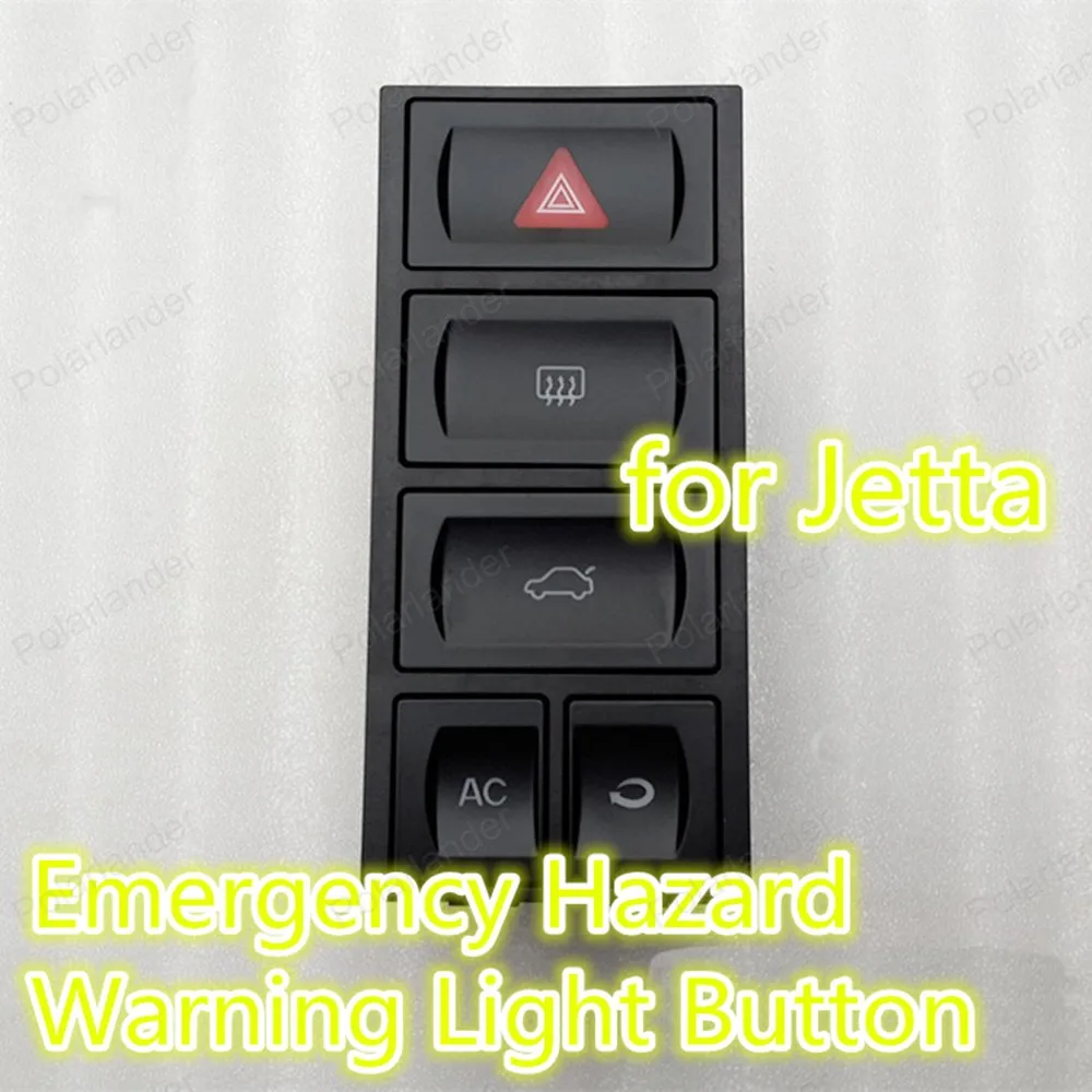 

Polarlander Hot Sale Emergency Hazard Warning Light Button 1GD953529g 03-09 Emergency Flasher Buttons for J/etta