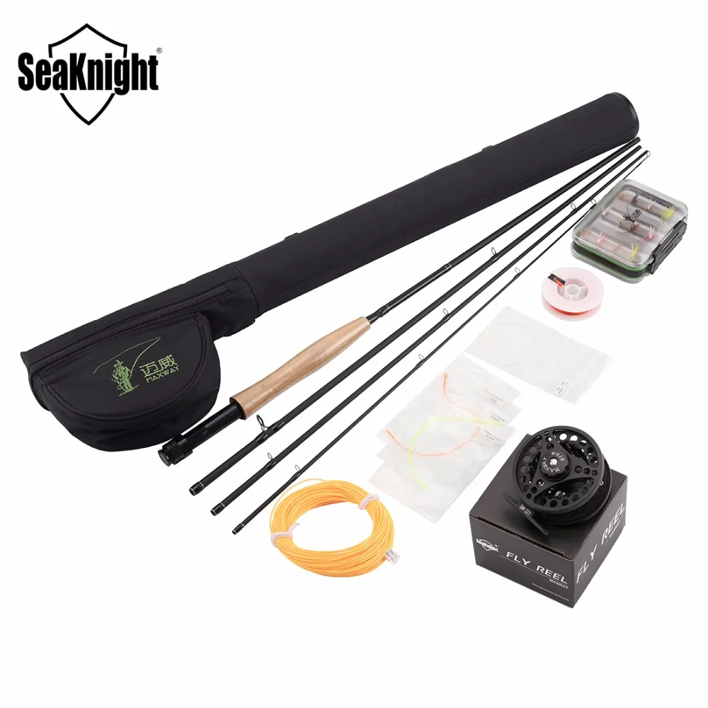 SeaKnight MAXWAY Classic 5/6 # нахлыстовое удилище + катушка для ловли нахлыстом лески коробка