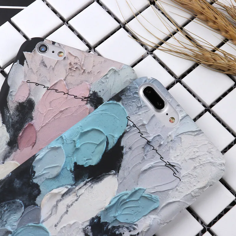 Художественная Картина маслом с текстурой Apple Iphone7plus мобильный чехол для