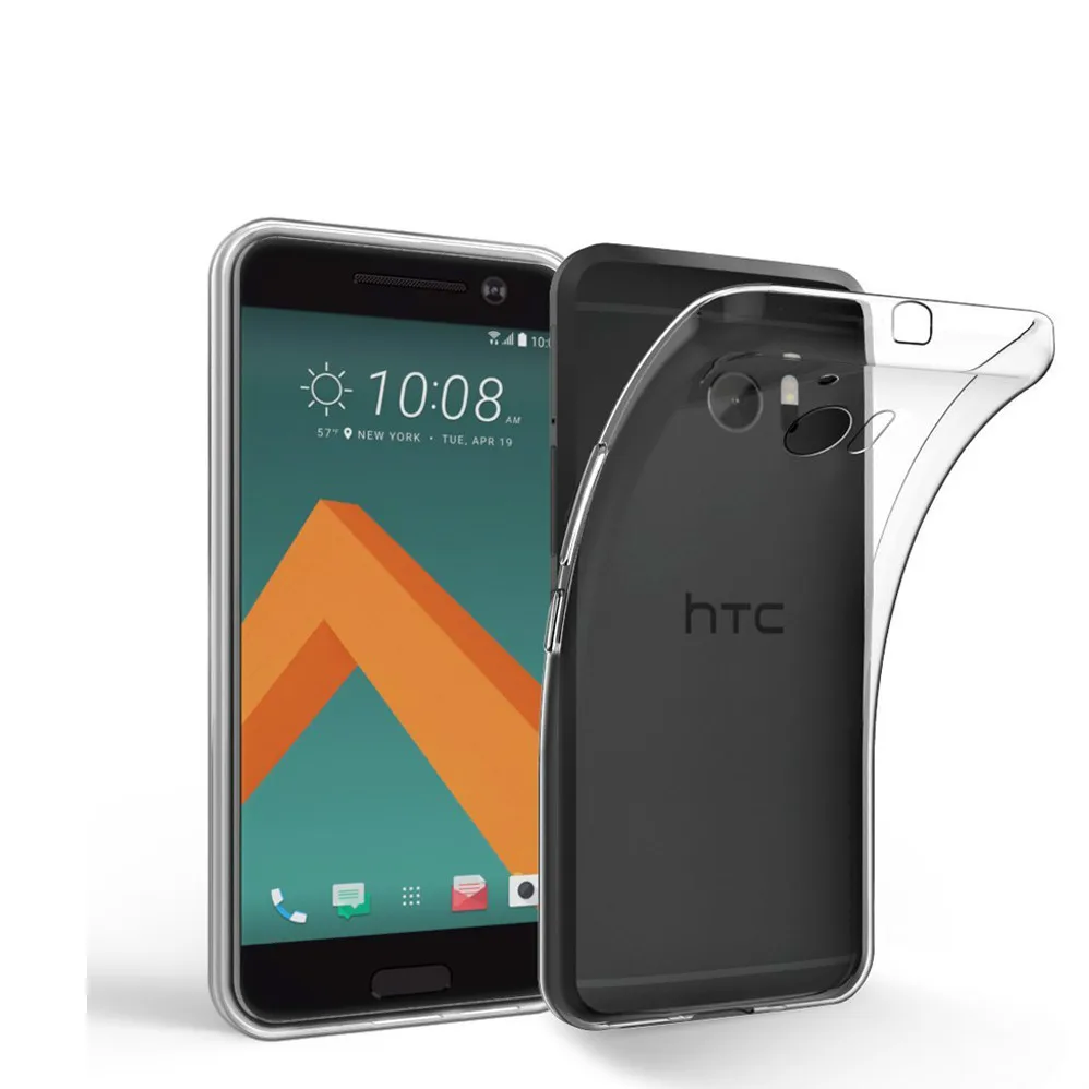 Противоударный Ультратонкий Мягкий ТПУ Силиконовый гель для HTC 10 прозрачный