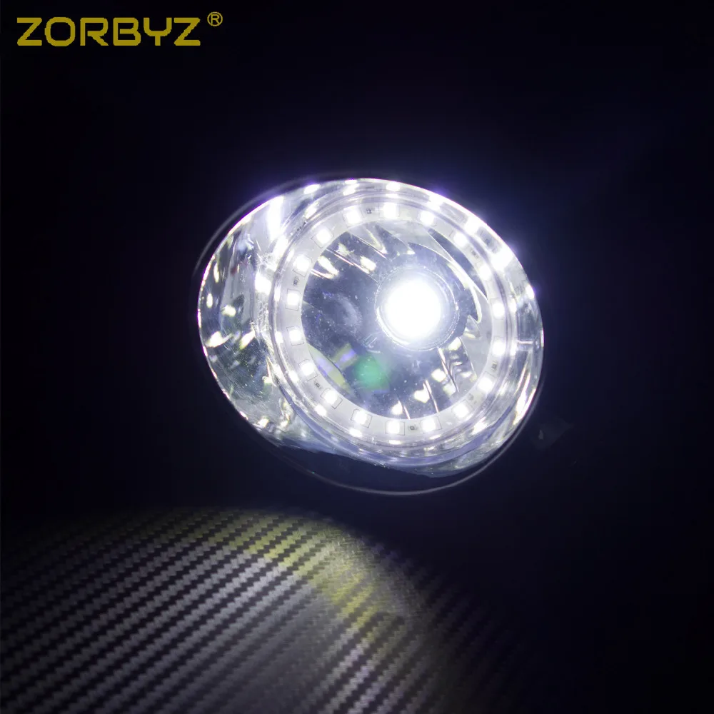 Светодиодный светильник ZORBYZ для мотоцикла хромированный пластиковый точечный