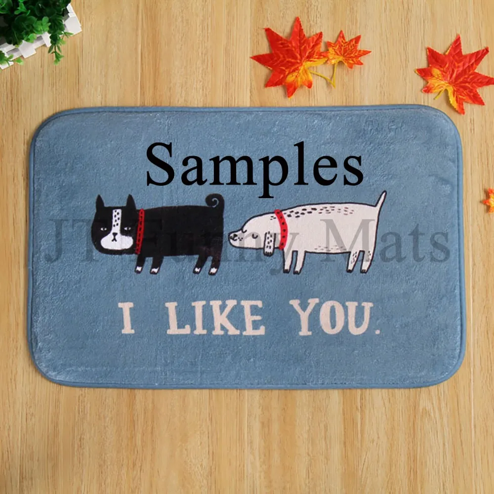 Мы все злимся здесь смешной коврик для входной двери Alice In Wonderland ванной комнаты