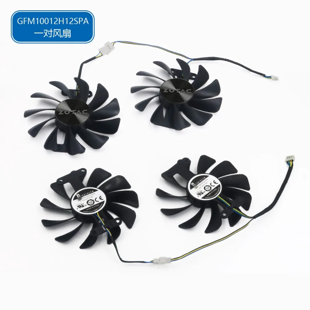 Новый оригинальный охлаждающий вентилятор для графической карты ZOTAC GTX1070/1080 AMP ED
